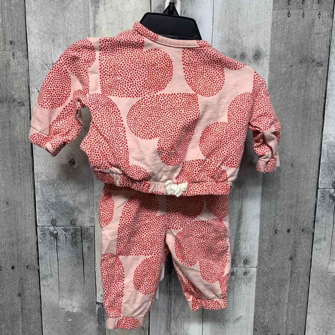 Size 3 Months Pink Print Carter's Shirt/Pants