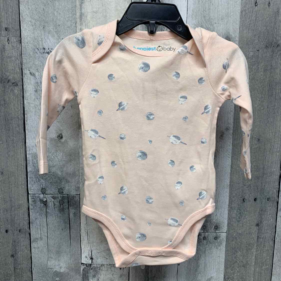 Size 6-9 Months Pink Print Name Brand Bodysuit
