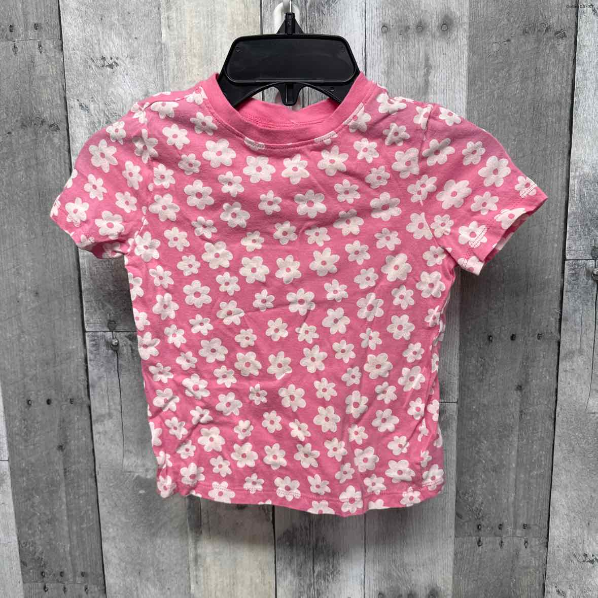 Size 5T Pink Floral Print Old Navy T Shirt