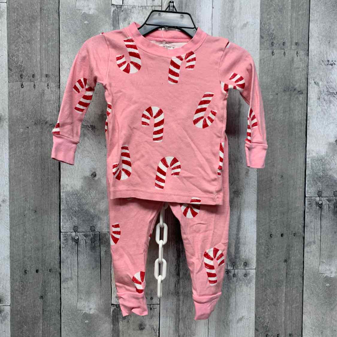 Size 12 Months Pink Print Carter's 2pc PJs