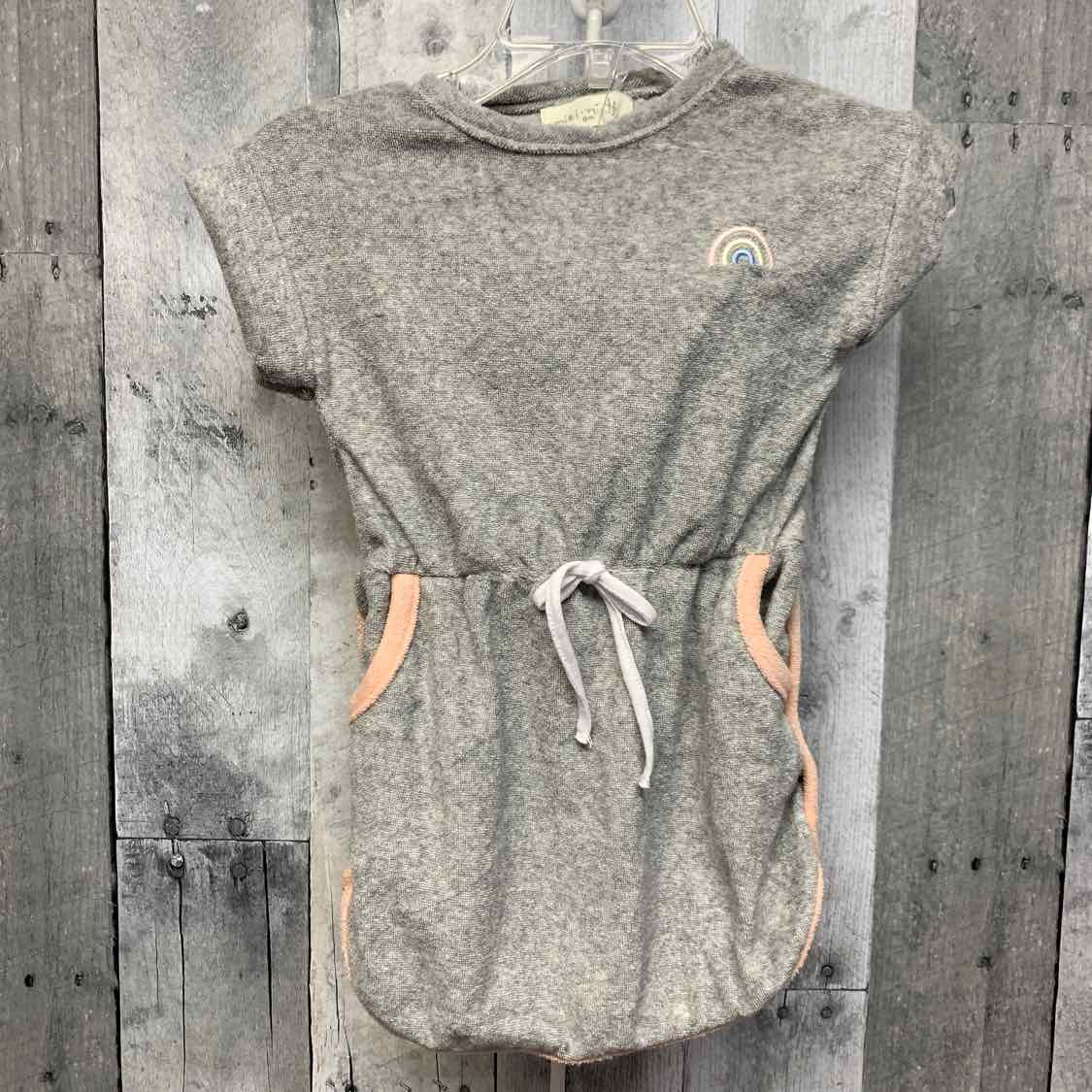 Size 6 Months Gray/Pink B Brand Dress