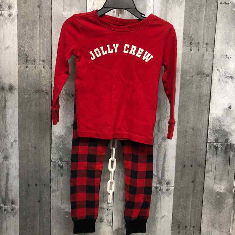 Size 3T Red/Black Old Navy 2pc PJs