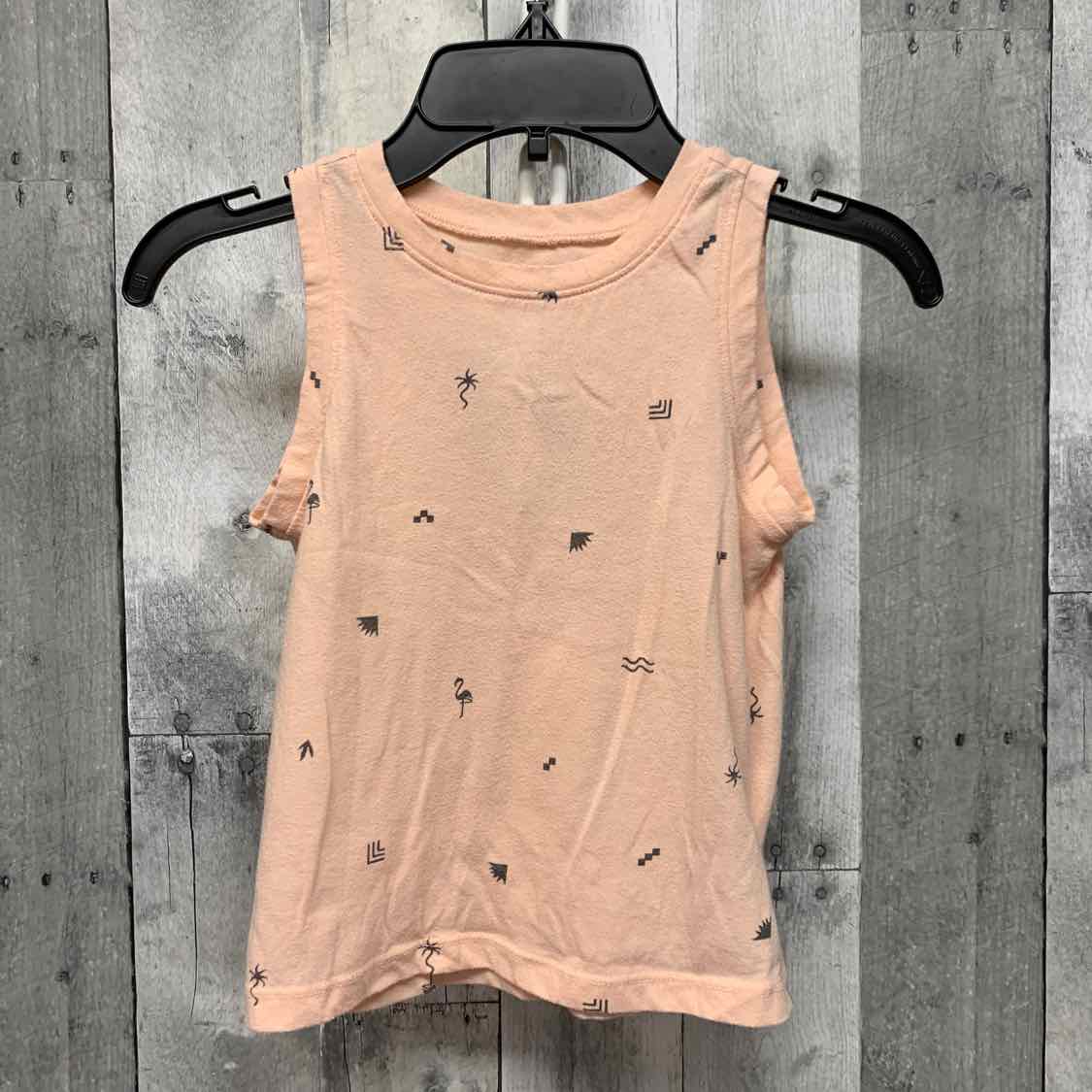 Size 4T Orange/Black Old Navy Tank Top