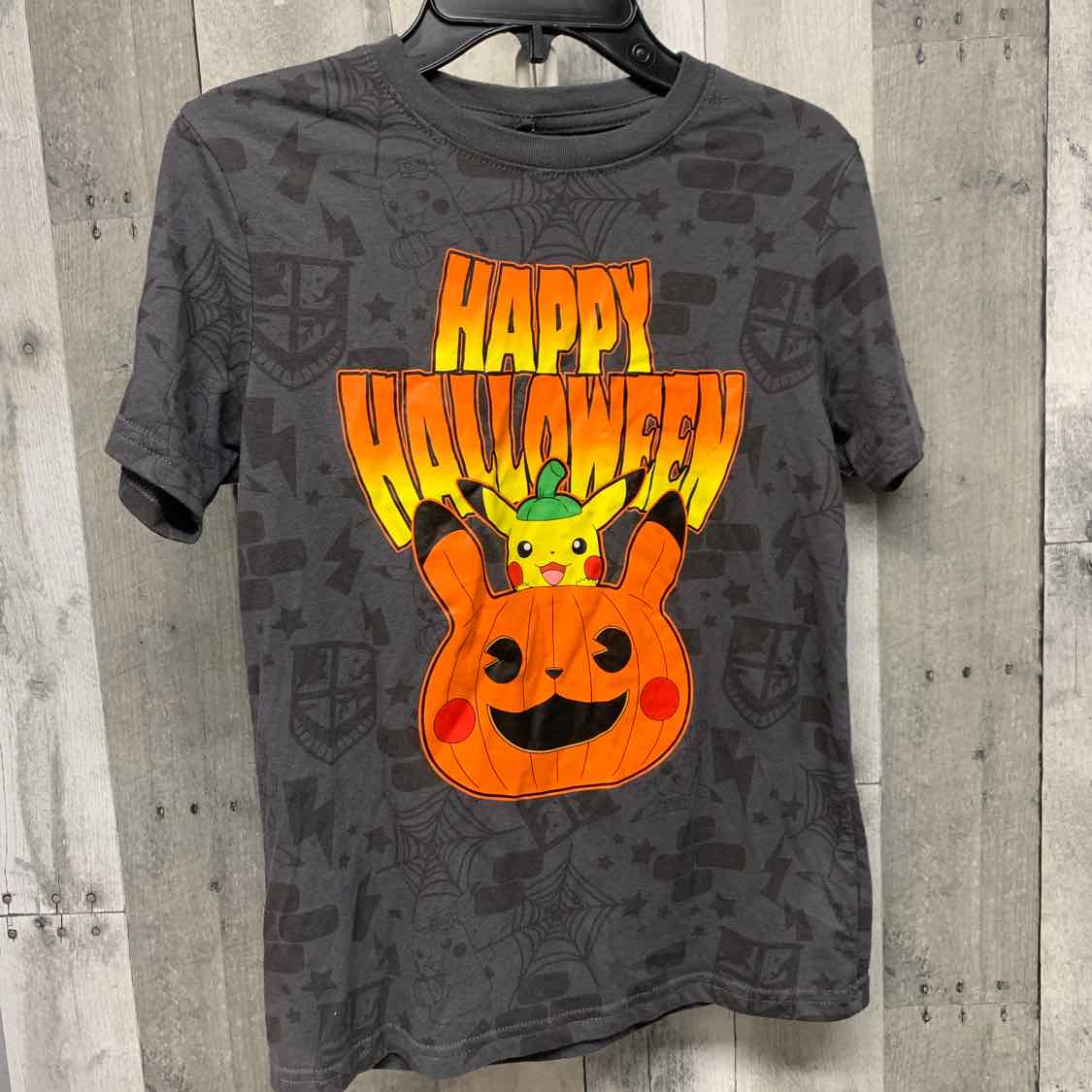 Size Medium Gray Graphic Pokemon T Shirt
