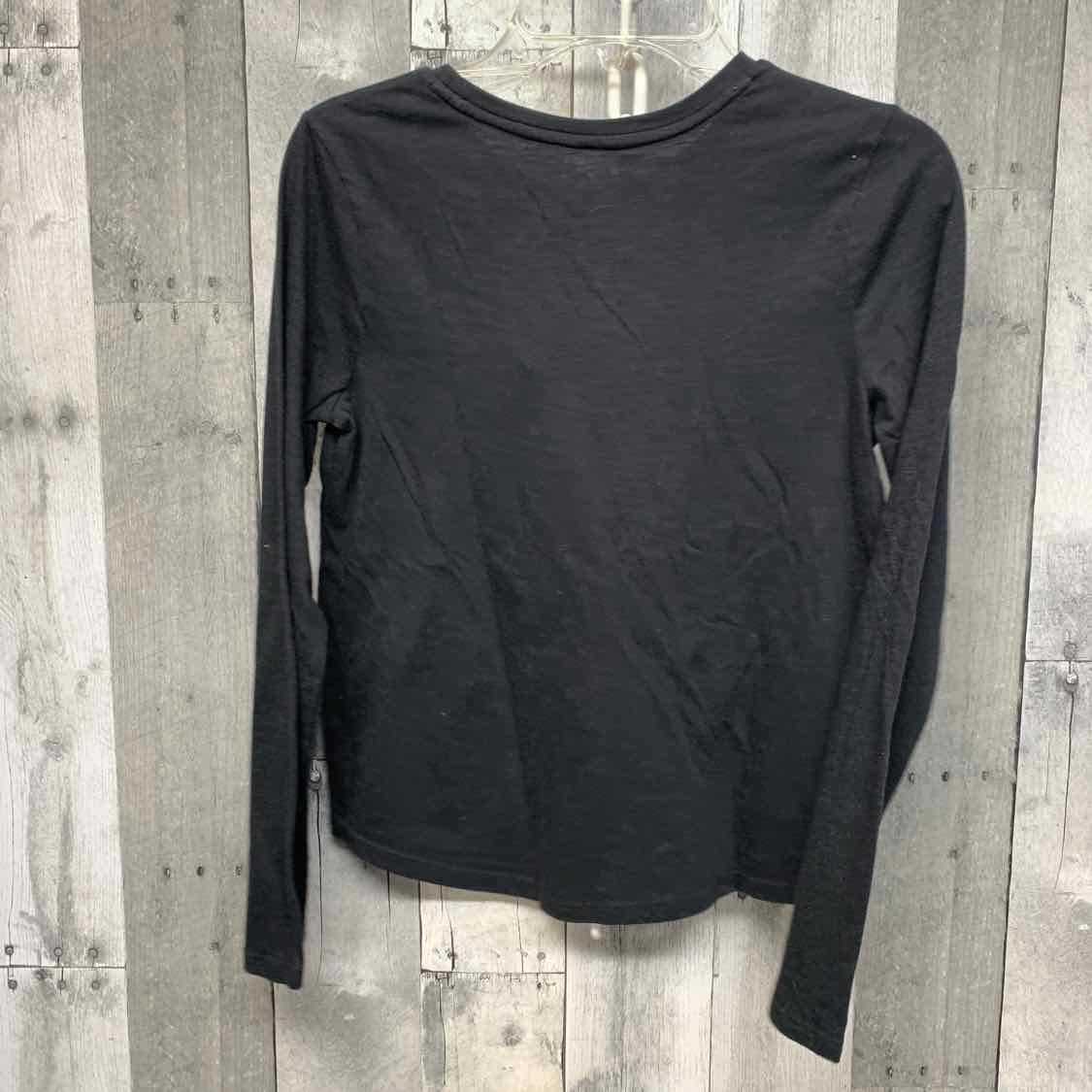 Size 10/12 Black Graphic SO Long Sleeve Shirt