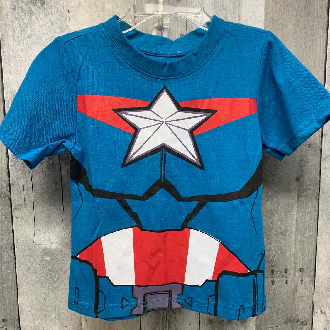 Size 3T Blue Graphic Marvel T Shirt