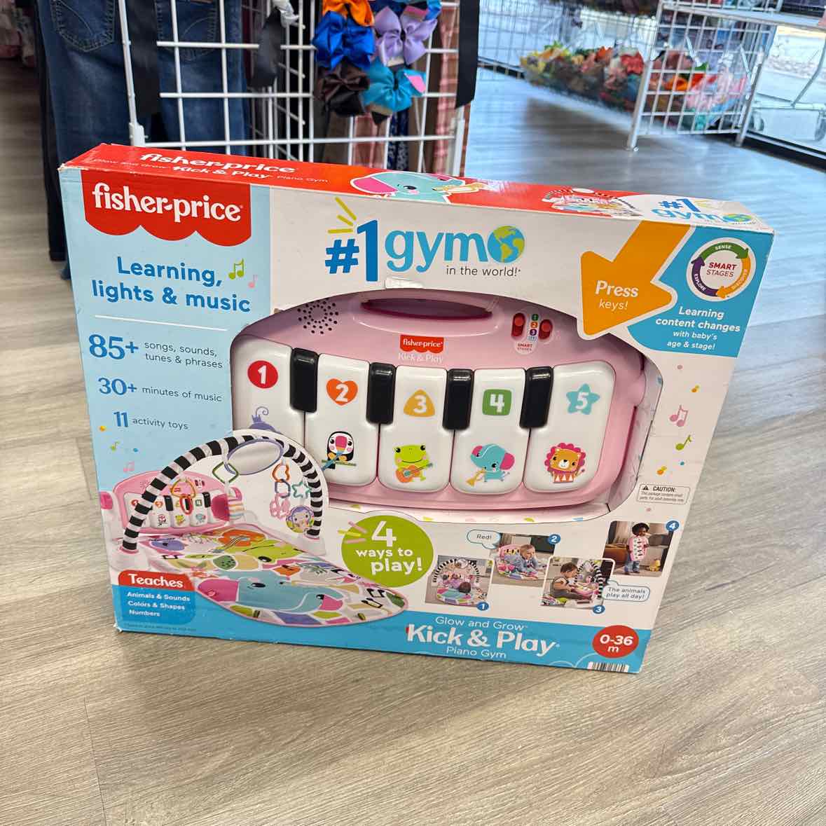 Fisher Price Pink Floor Gym
