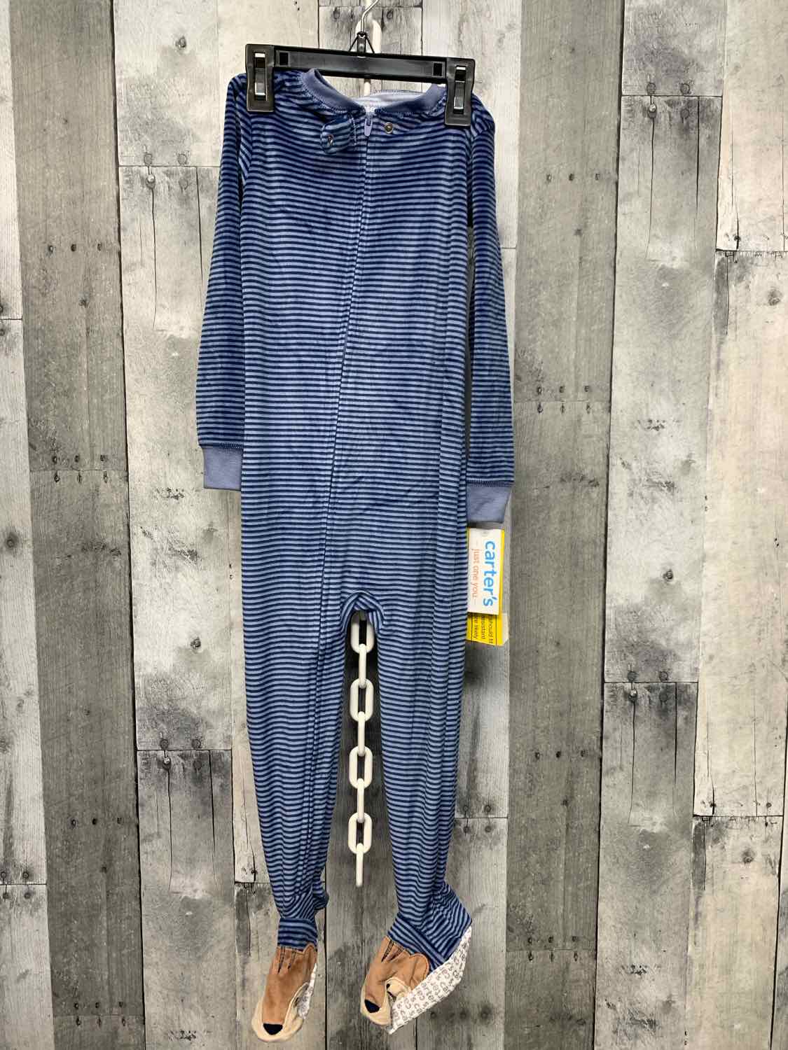 Size 3T Navy/Blue Just One You Footy PJs