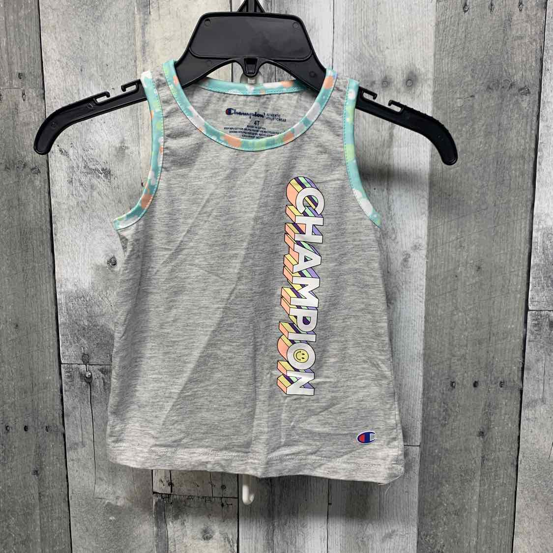 Size 4T Gray/Purple Champion Tank Top