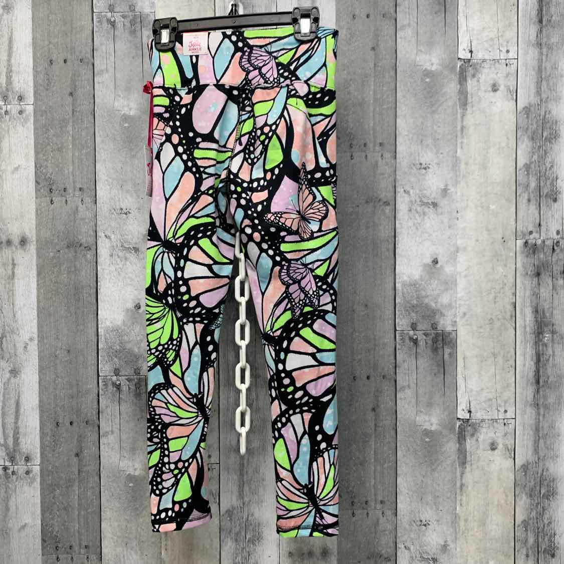 Size 10 Black Print Justice Athletic Pants