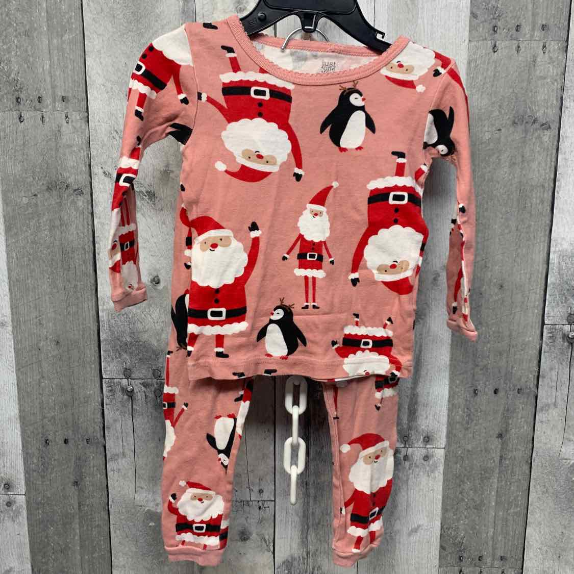 Size 18 Months Pink Print Just One You 2pc PJs
