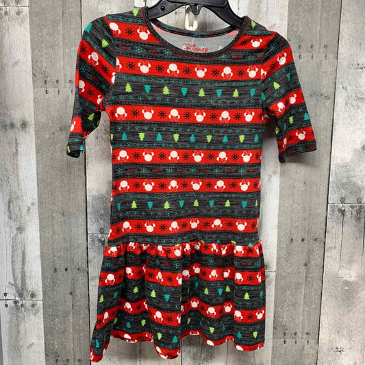 Size 6/6X Gray Print Disney Dress - Knit