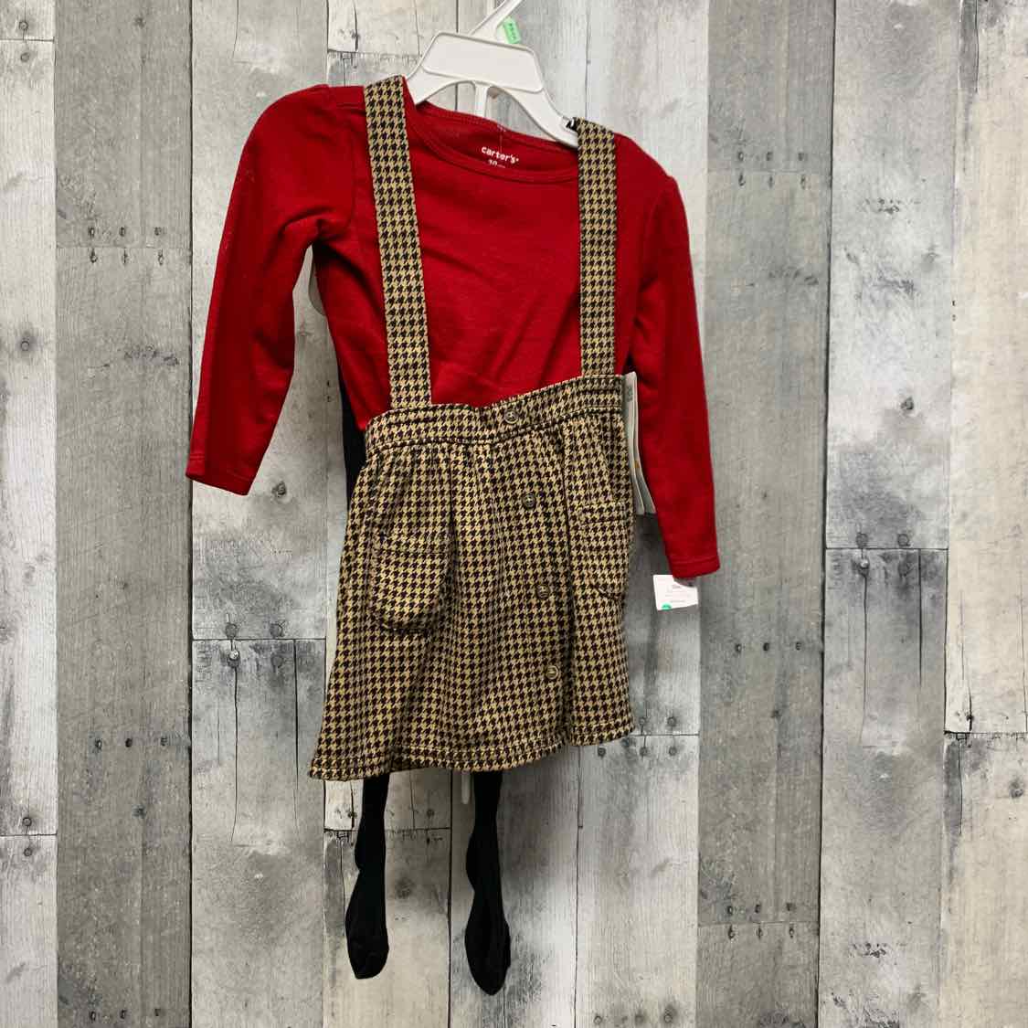 Size 18 Months Red/Brown Carter's Shirt/Skirt