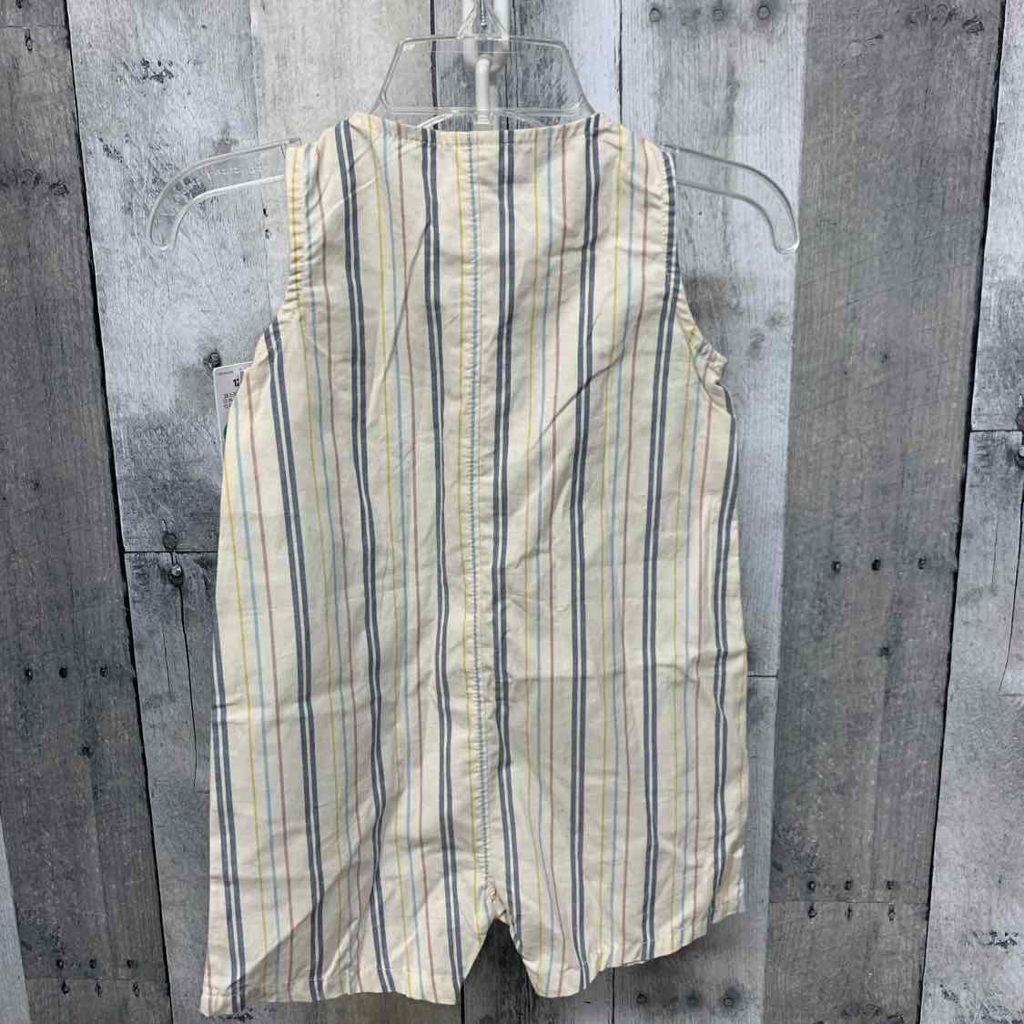 Size 2 Tan Striped Child of Mine Romper