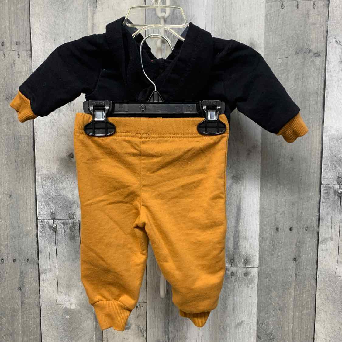 Size 0-3 Months Black/Orange Ecko Shirt/Pants