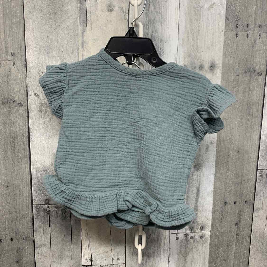 Size 6-9 Months Blue Grayson Threads 2pc Dress