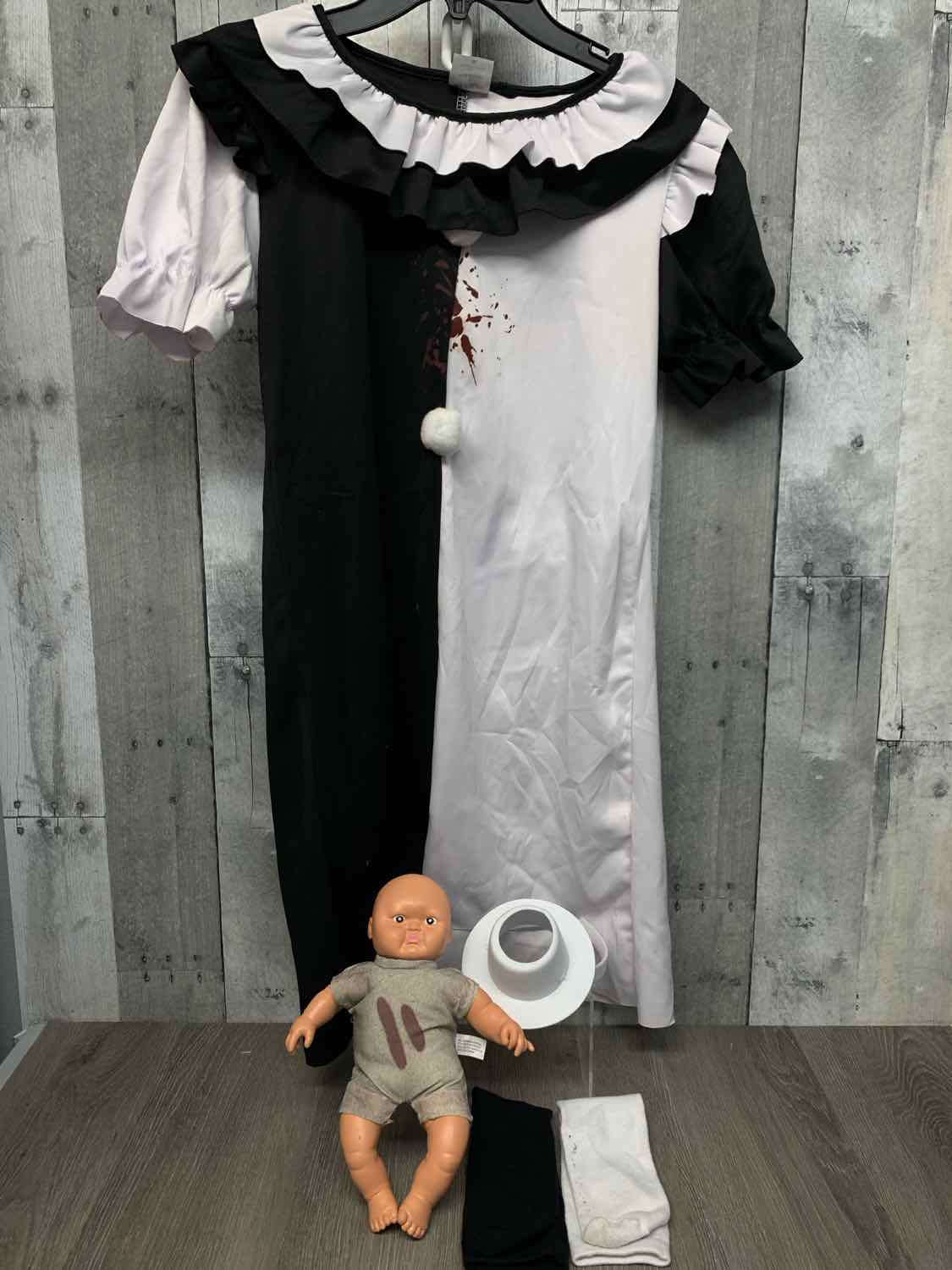 Spirit Black/White Size 14/16 Halloween Costume - Big Kid
