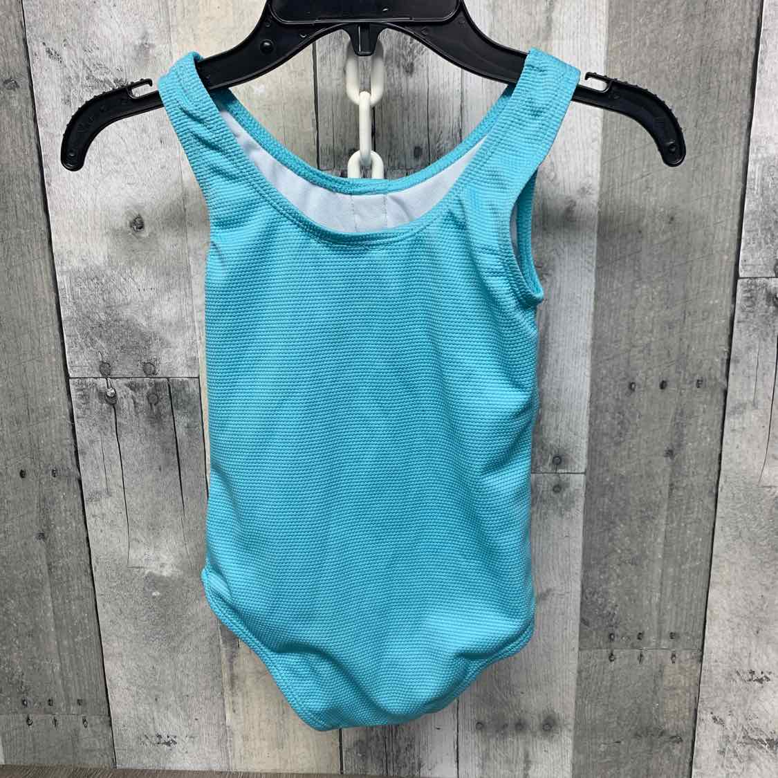 Size 6 Blue Derek Heart Swim Suit - 1pc