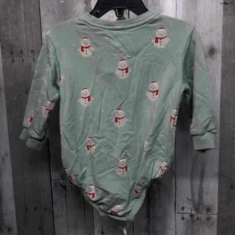 Size 6-9 Months Mint Cloud Island Bodysuit