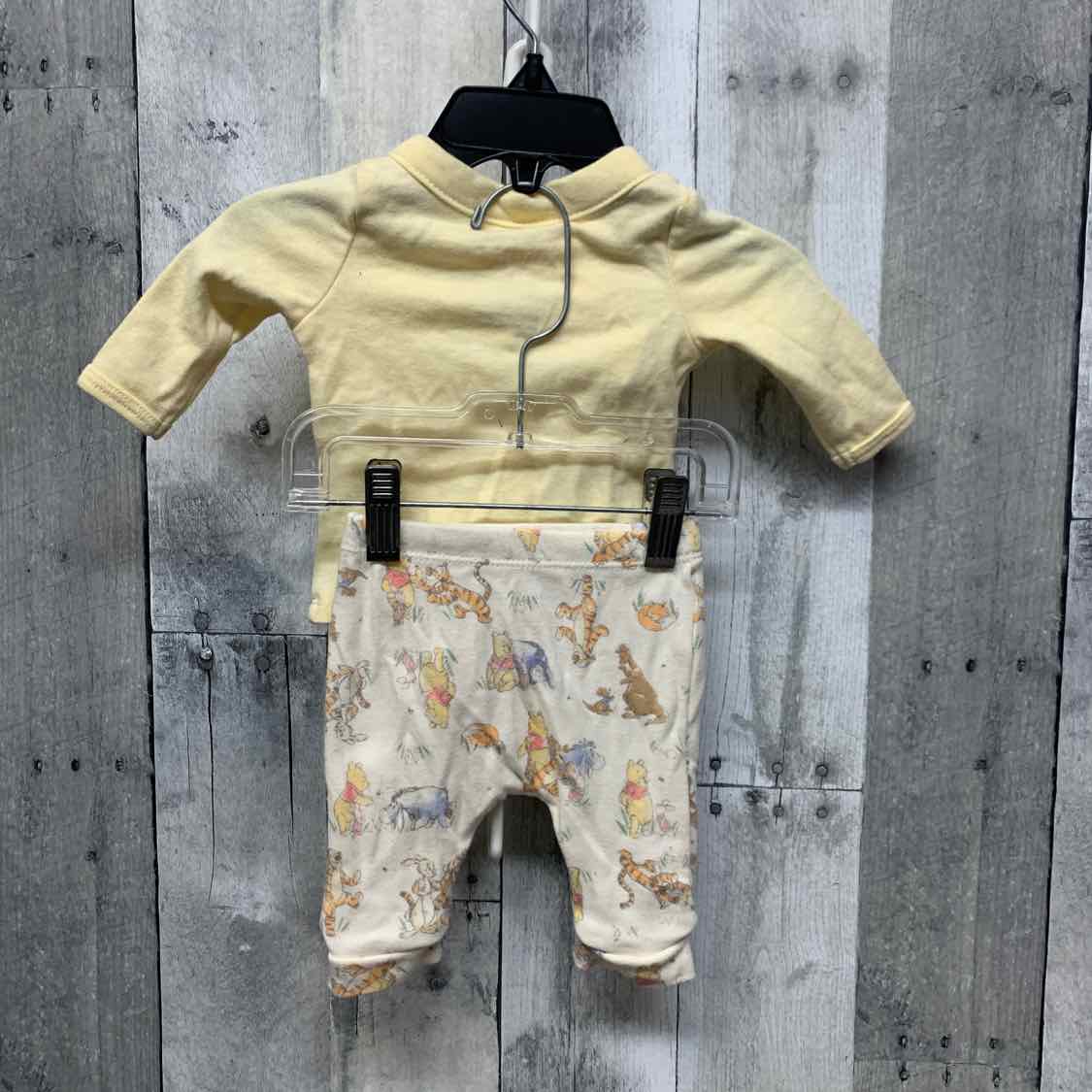 Size Newborn Yellow Disney Shirt/Pants