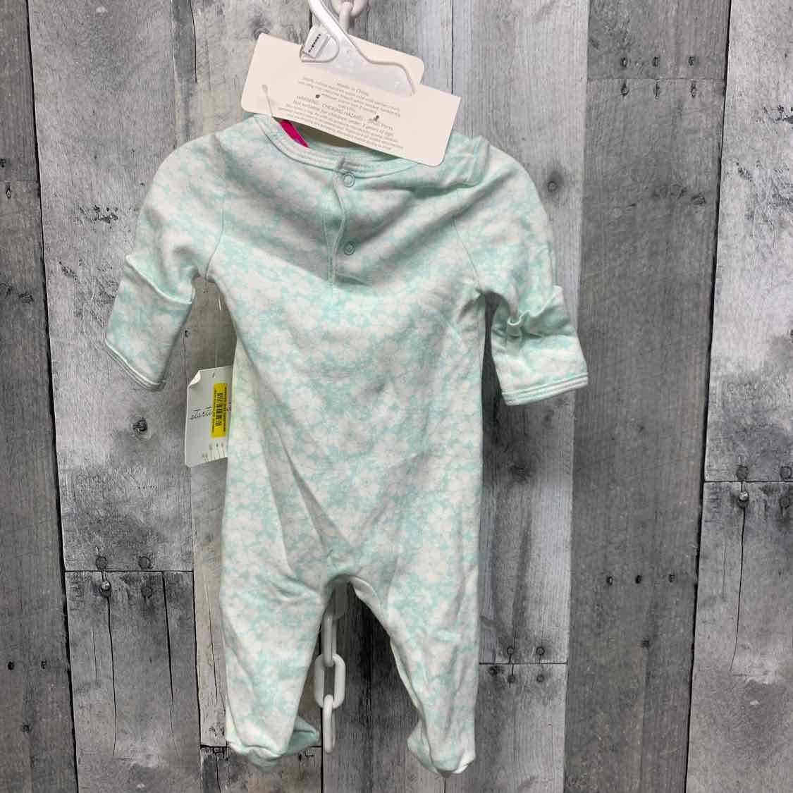 Size Preemie Blue/White Starting Out Footy PJs