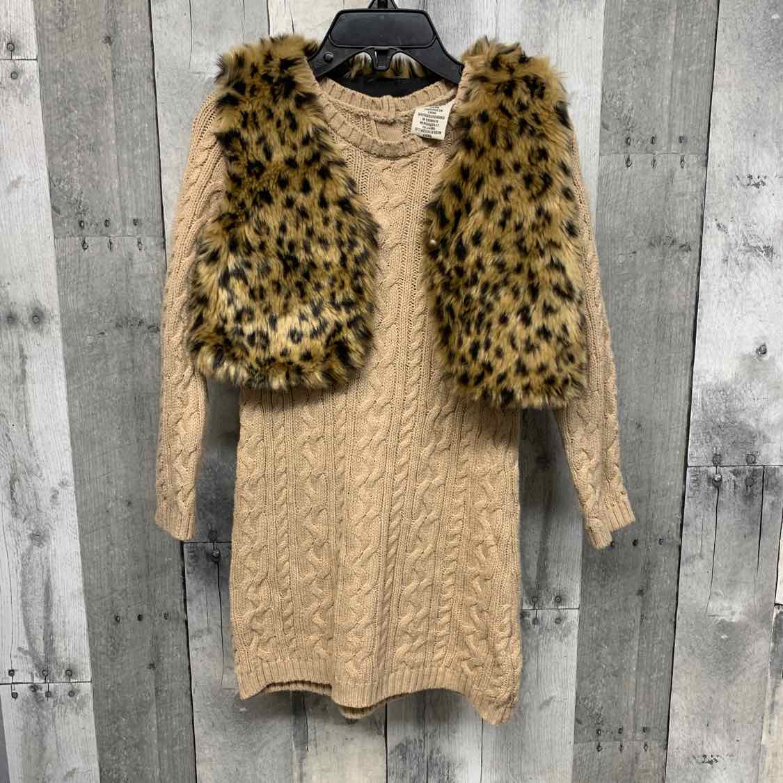 Size 2T Brown Rachel 2pc Dress