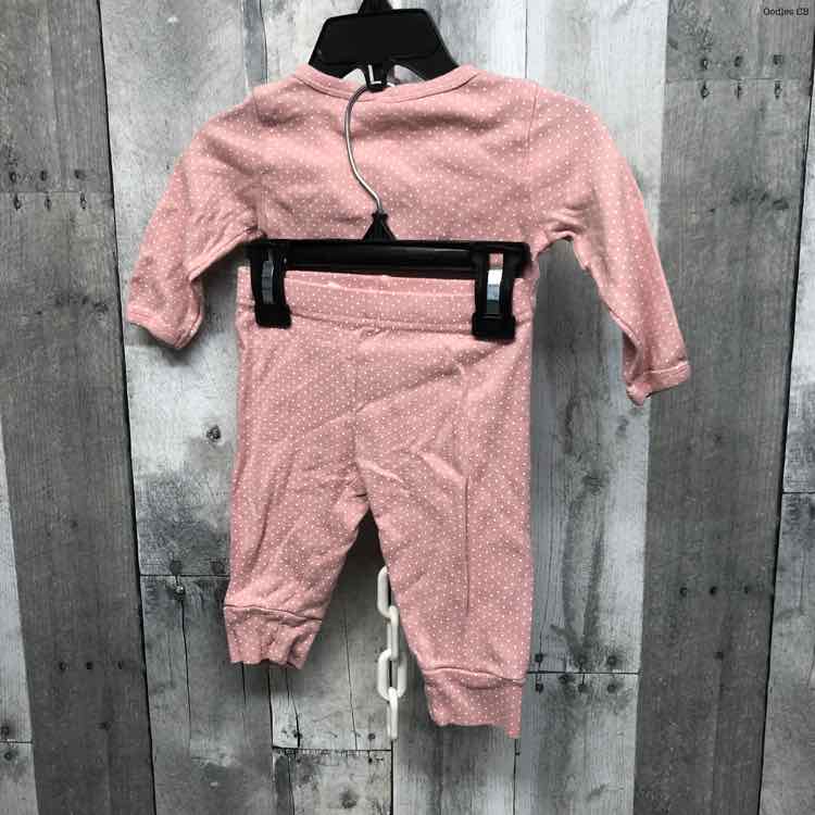 Size 6 Months Pink Just One You Shirt/Leggings