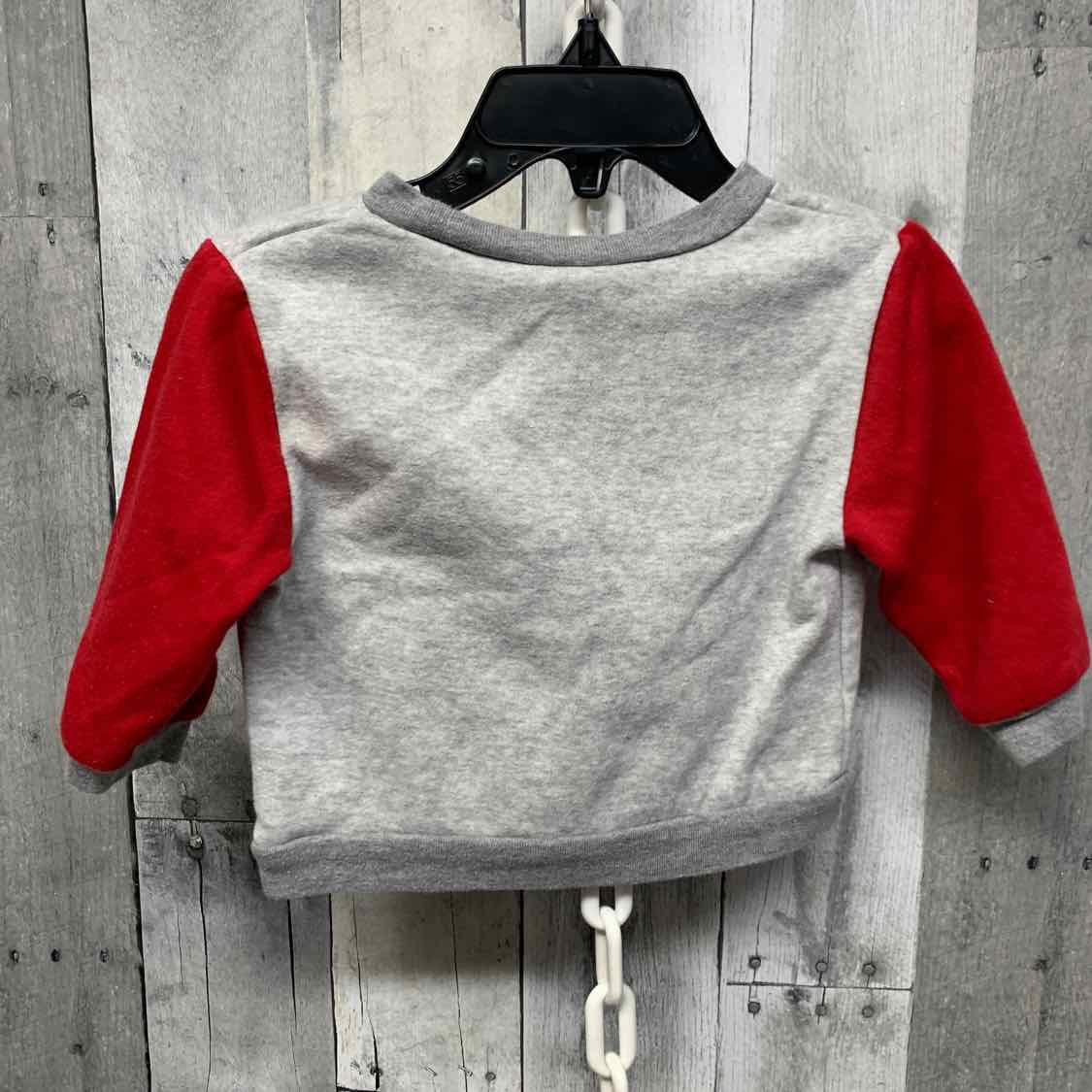 Size 12 Months Gray/Red Star Wars Sweat Shirt