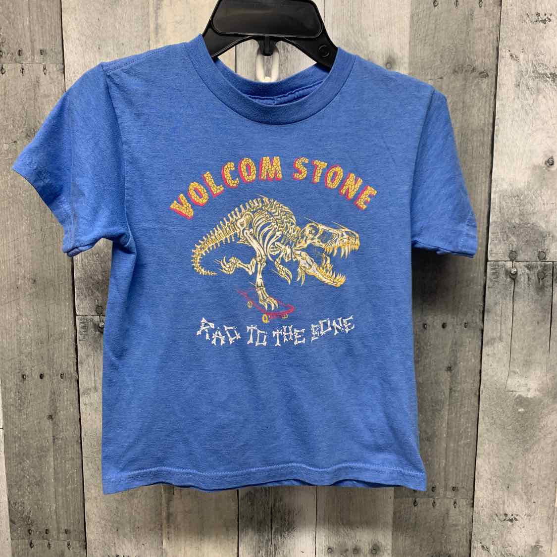 Size 5/6 Blue/Yellow Volcom T Shirt