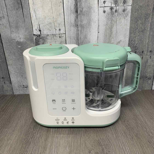 MomCozy White/Green Baby Food Maker