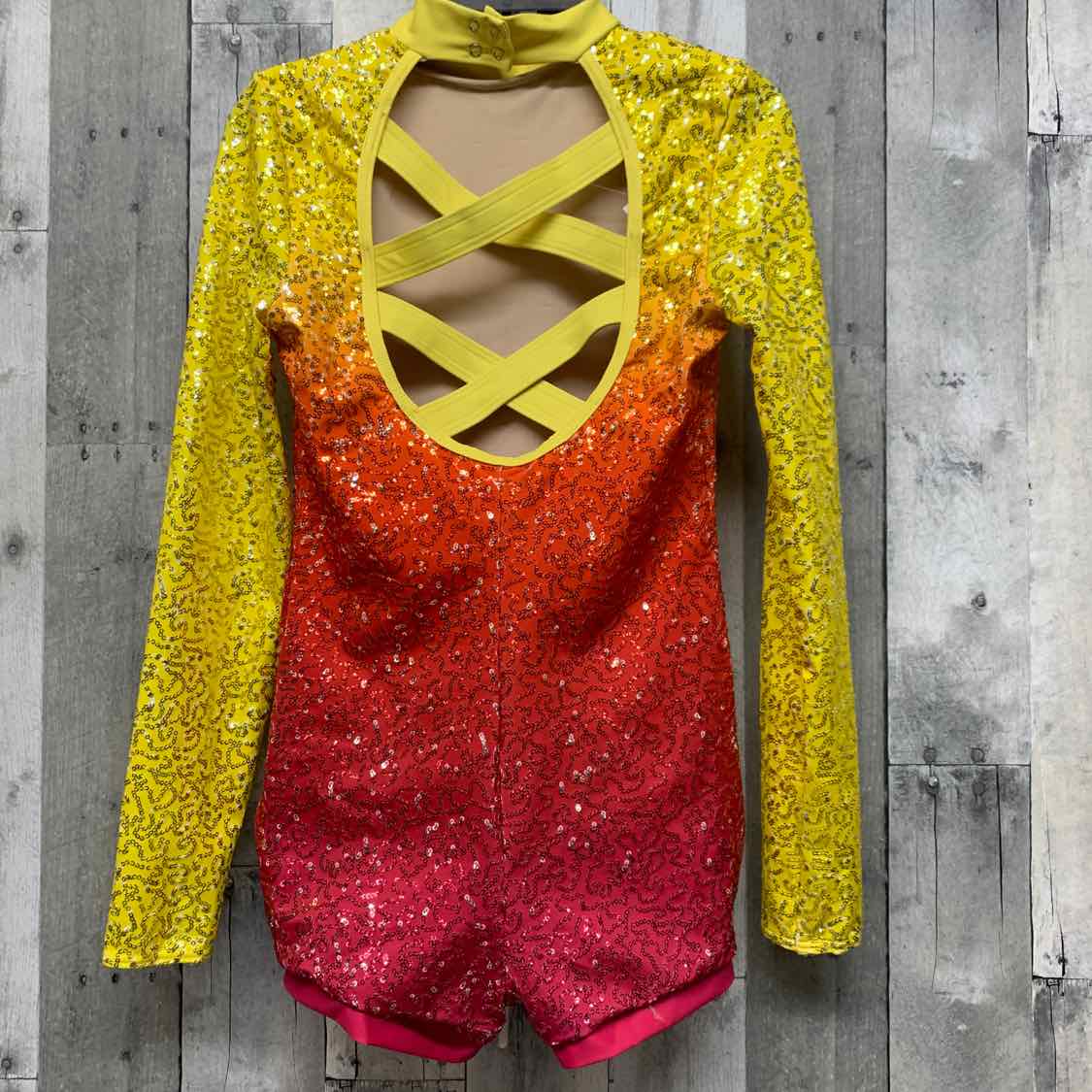 Yellow/Pink Size Large Halloween Costume - Big Kid