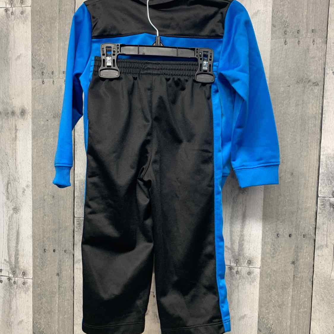 Size 24 Months Blue/Black Sport Brand Jacket/Pants