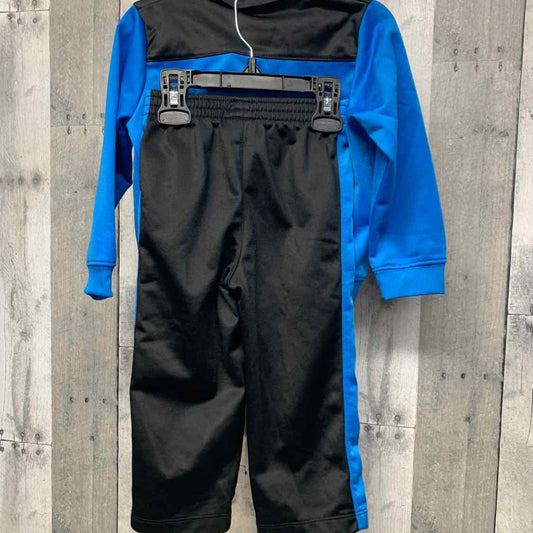 Size 24 Months Blue/Black Sport Brand Jacket/Pants