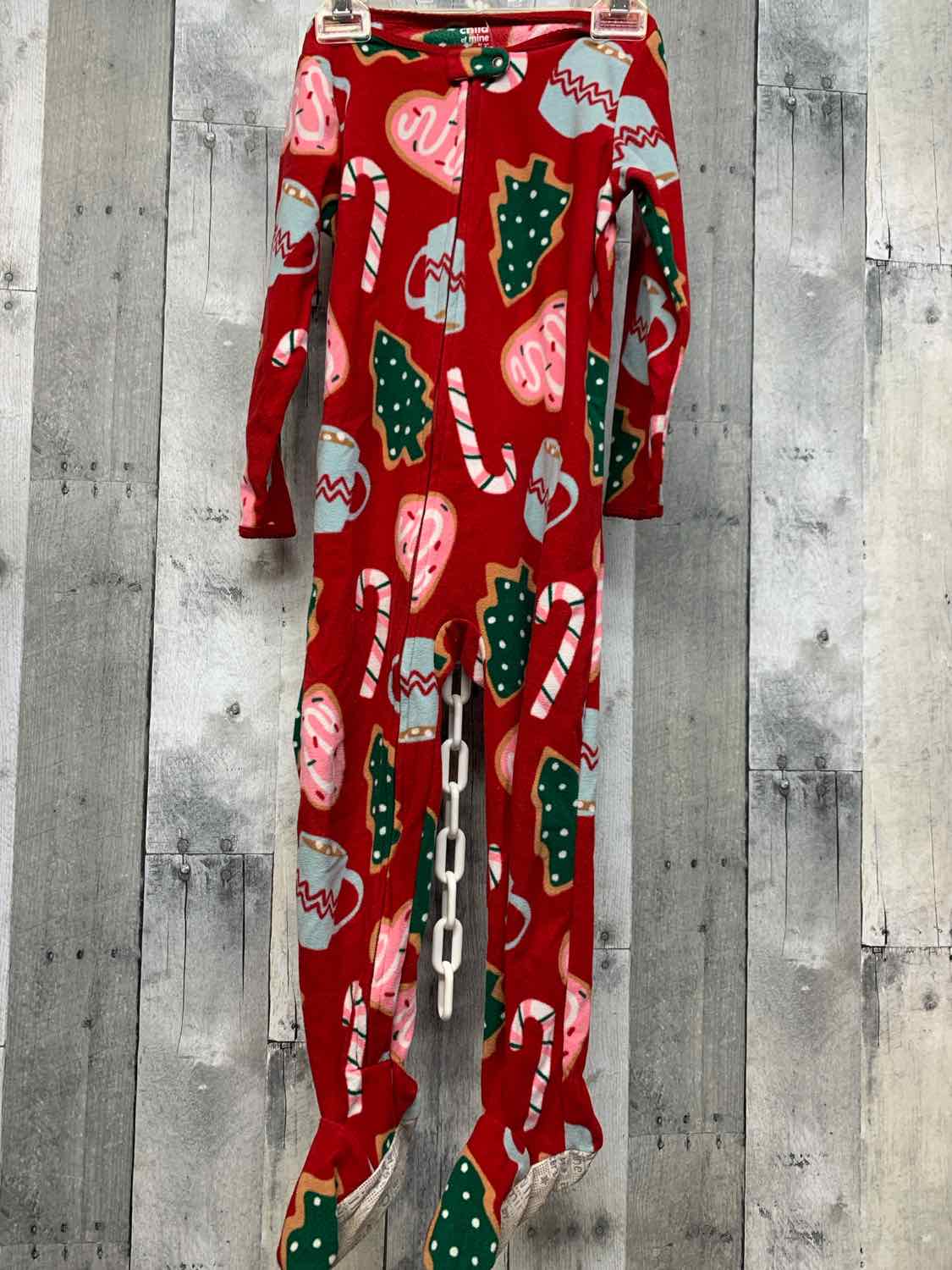 Size 4T Red Child of Mine Footy PJs