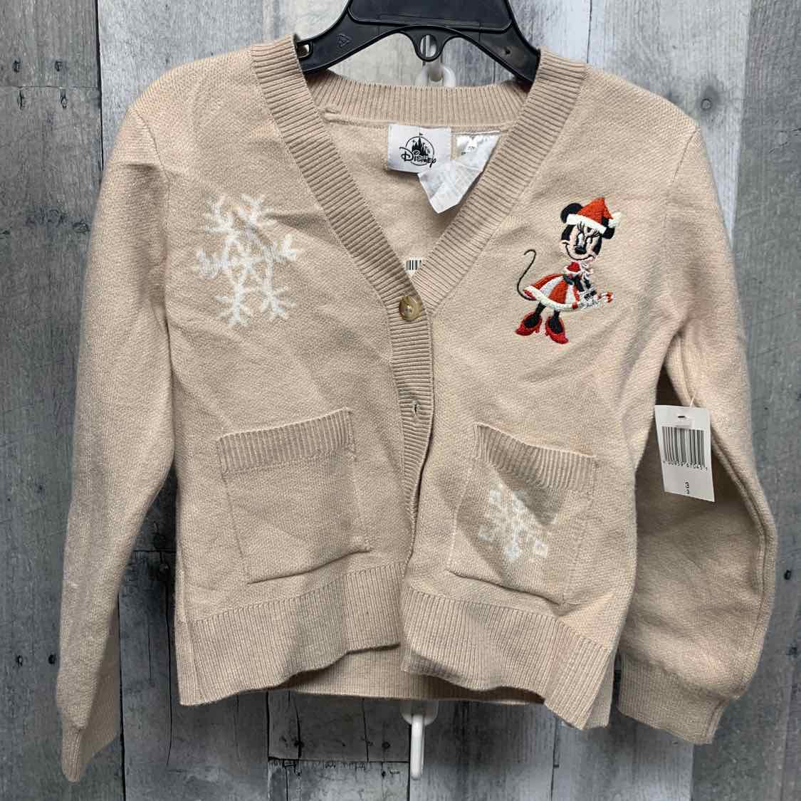 Size 3T Tan/Red Disney Store Light Jacket