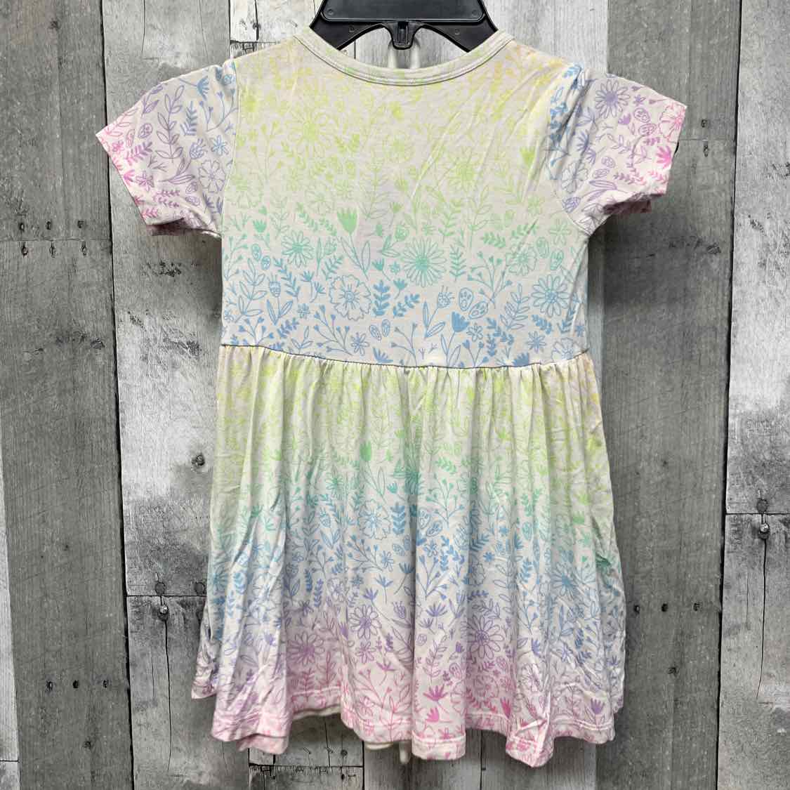 Size 5T White Print Tad Little Dress