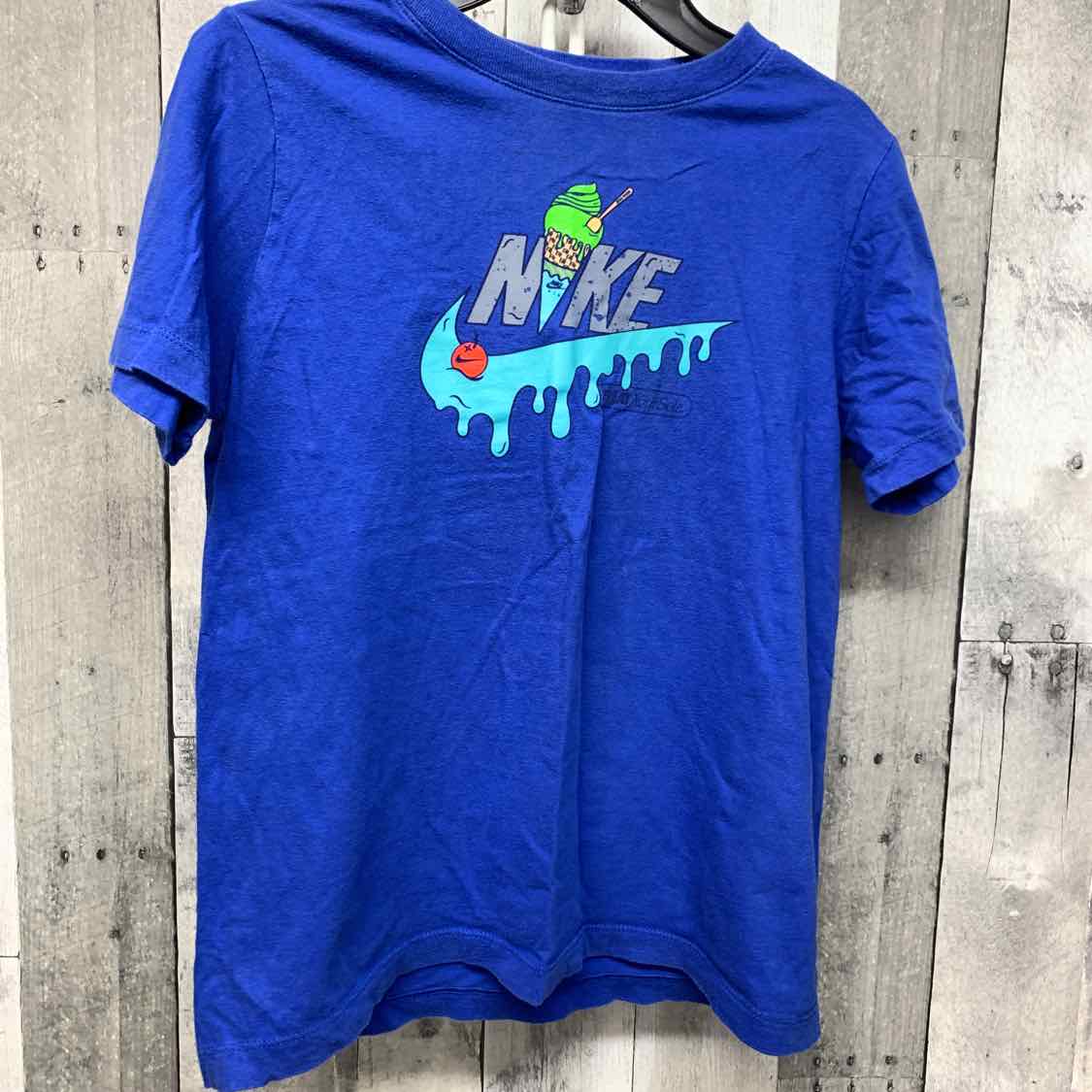 Size Large Blue Sport Brand T Shirt