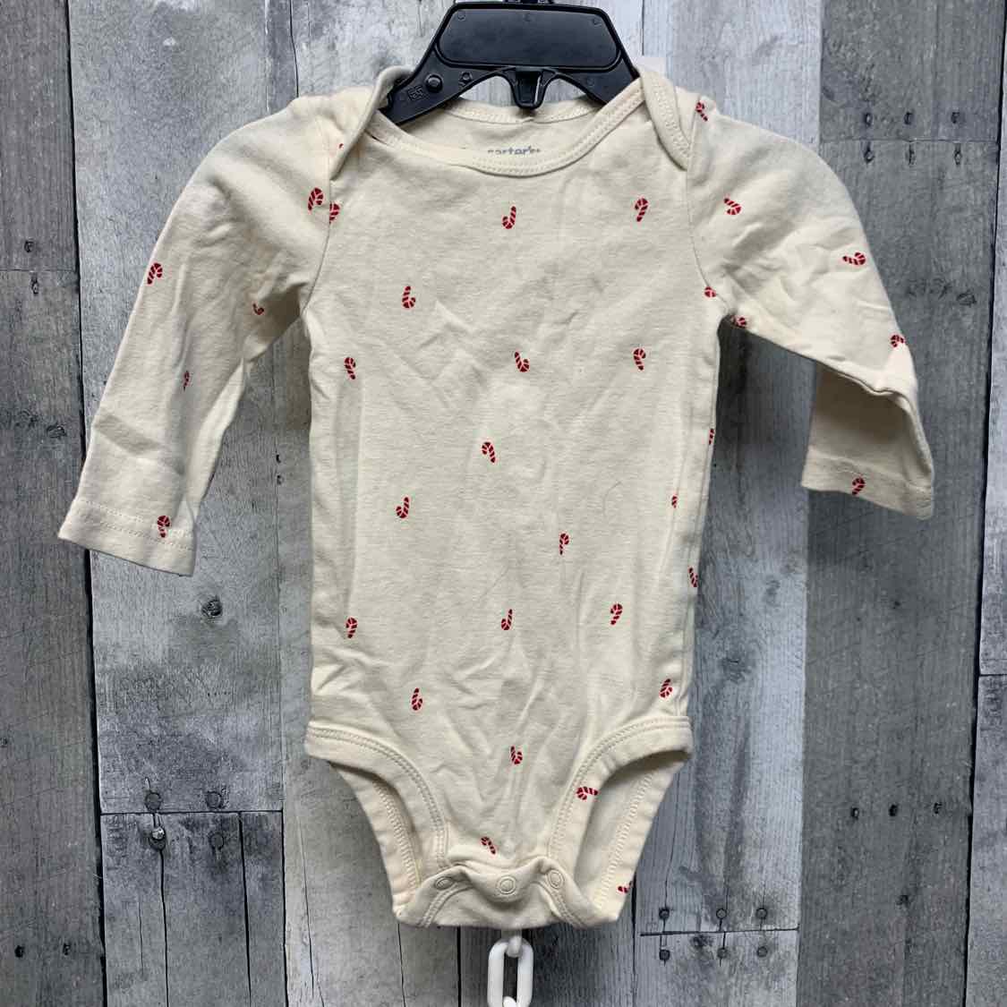 Size 6 Months Tan Print Carter's Bodysuit