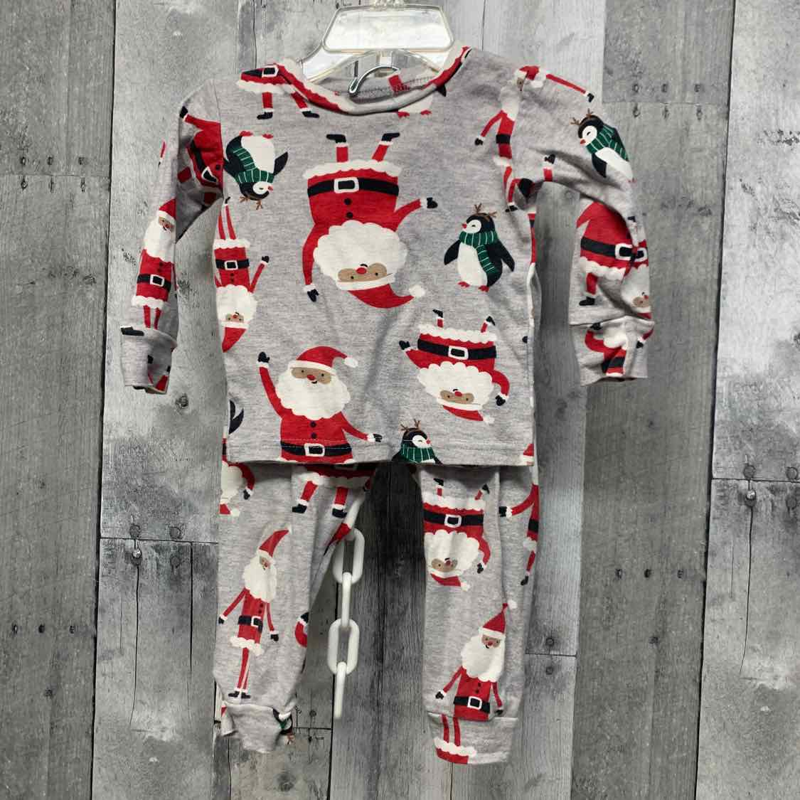 Size 12 Months Gray/Red Carter's 2pc PJs