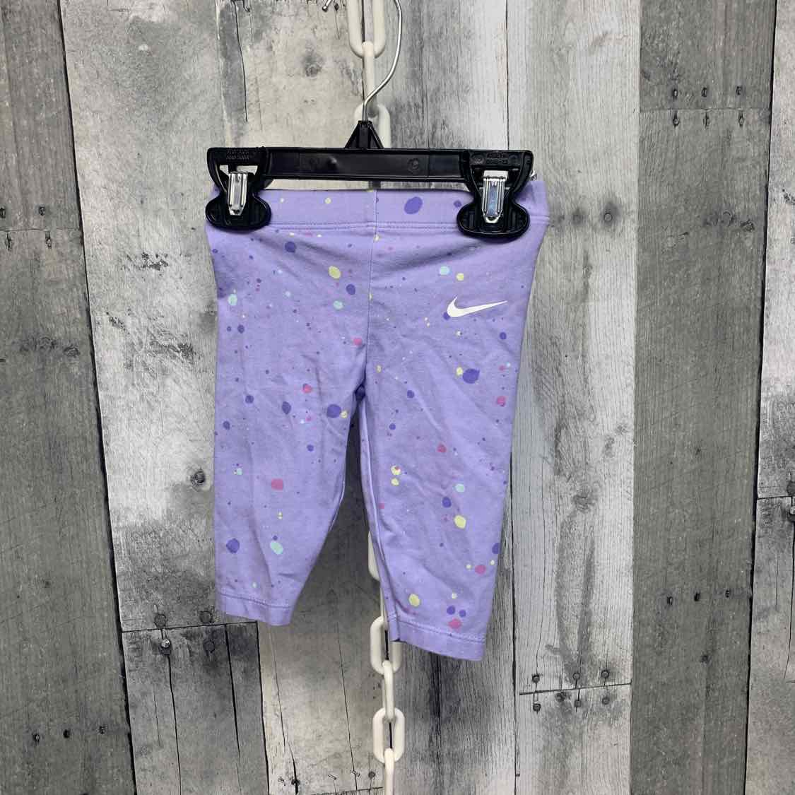 Size 6 Months Purple/Yellow Sport Brand Leggings