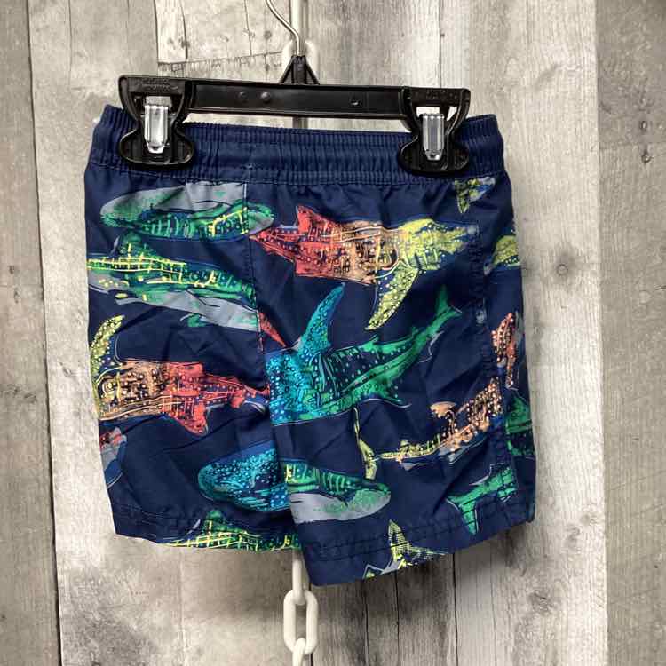 Size 24 Months Orange/Navy Carter's Swim Trunks - OodlesCB
