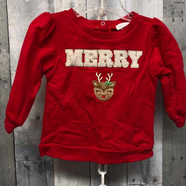 Size 18 Months Red Graphic B Brand Sweater - Outer