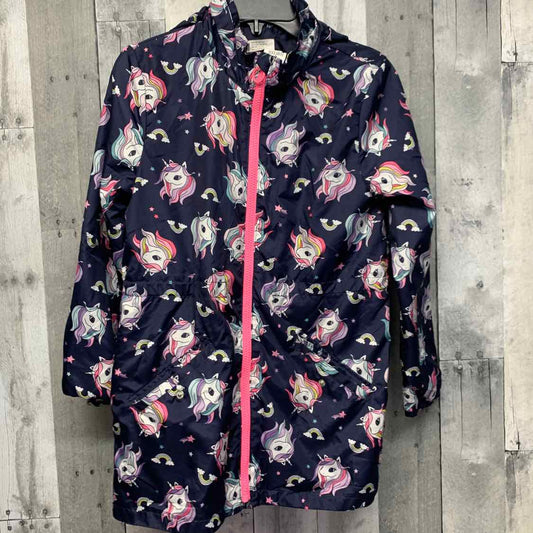 Size 9/10 Navy Print H&M Light Jacket