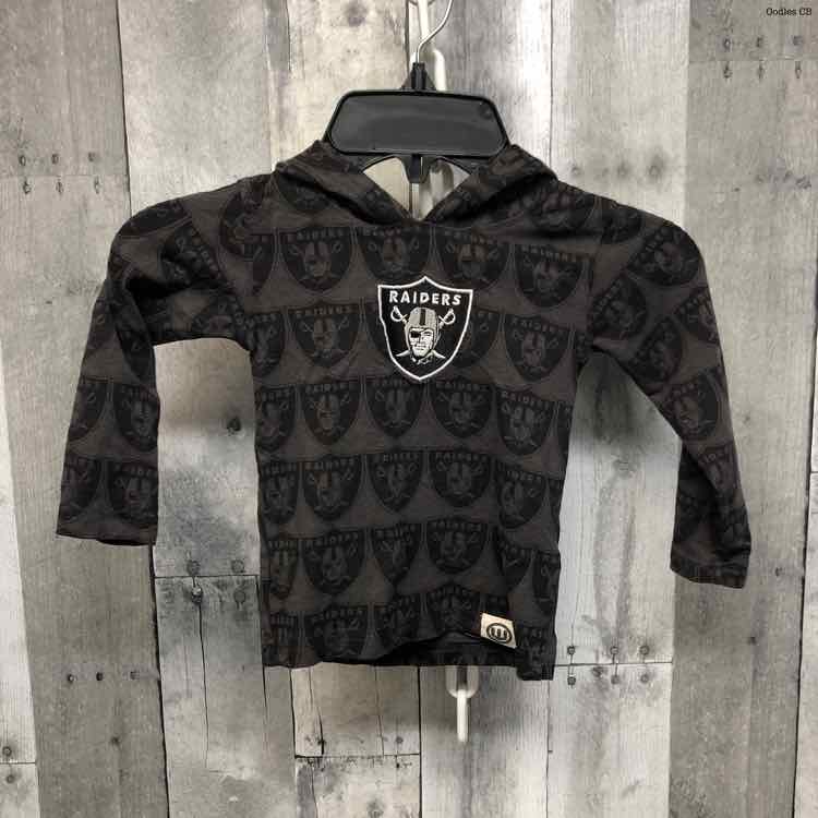 Size 12 Months Gray/Black NFL Long Sleeve Shirt
