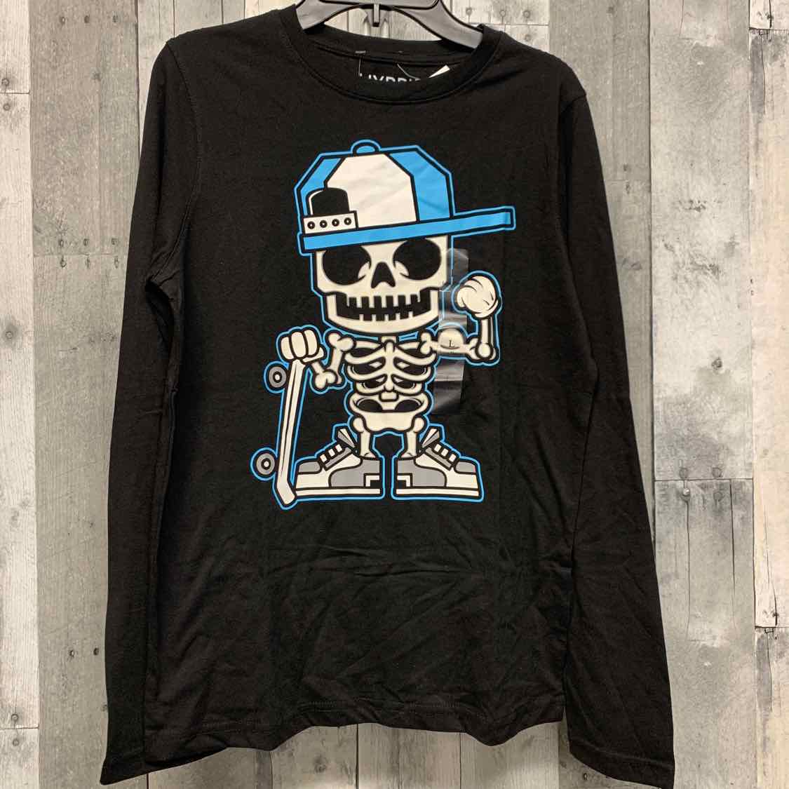 Size Large Black Hybrid Long Sleeve Shirt
