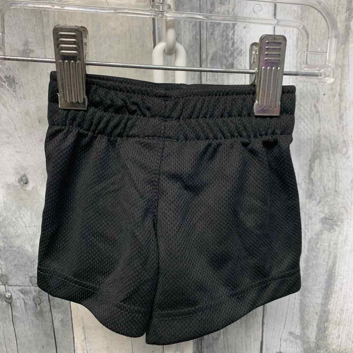 Size Newborn Black/White Sport Brand Shorts - Athletic