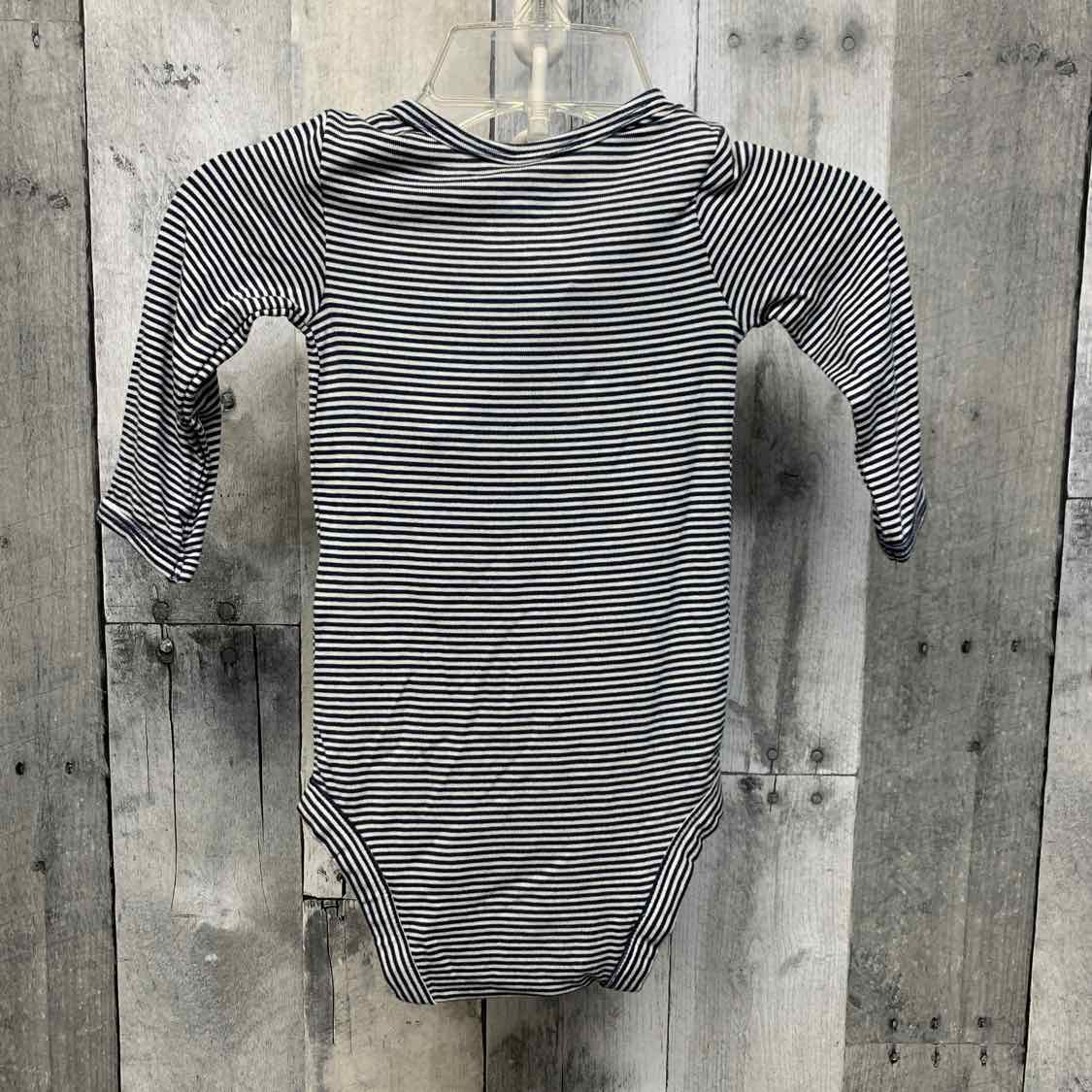 Size 3 Months Gray Striped Carter's Bodysuit