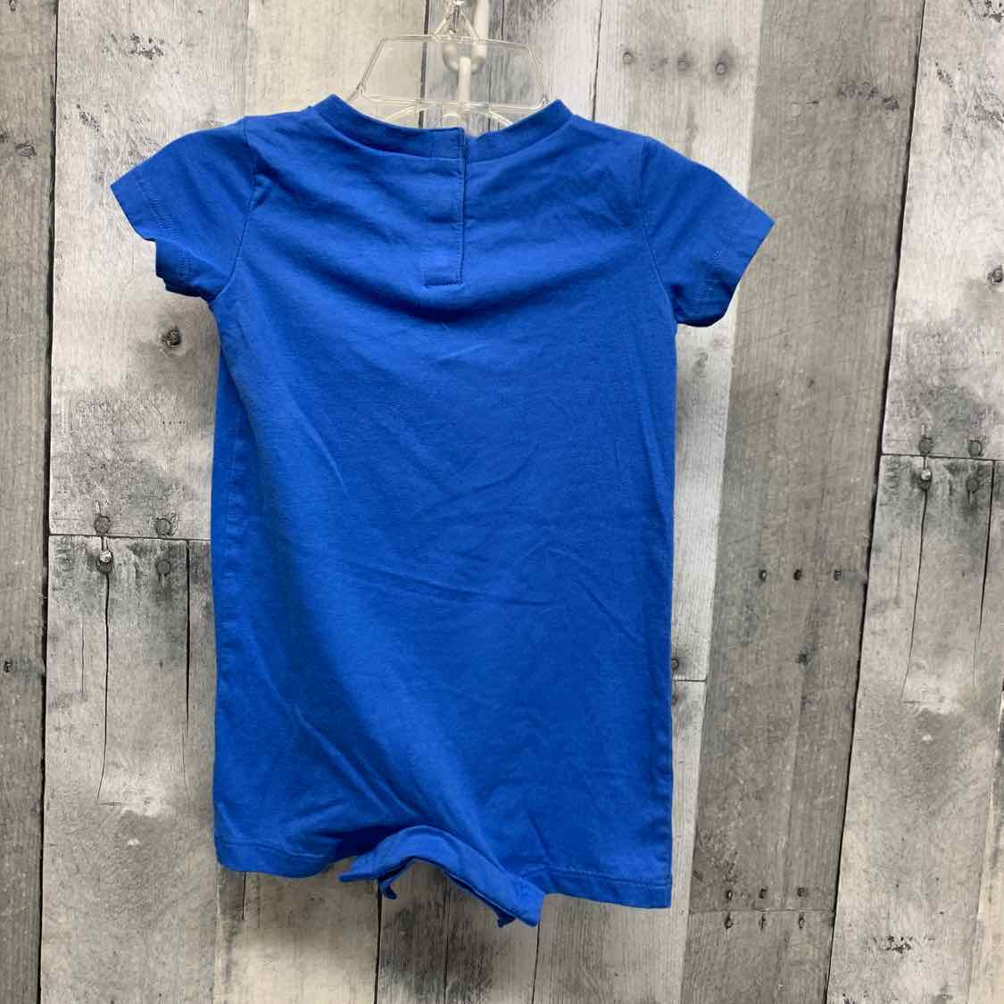 Size 9 Months Blue/Green Sport Brand Romper