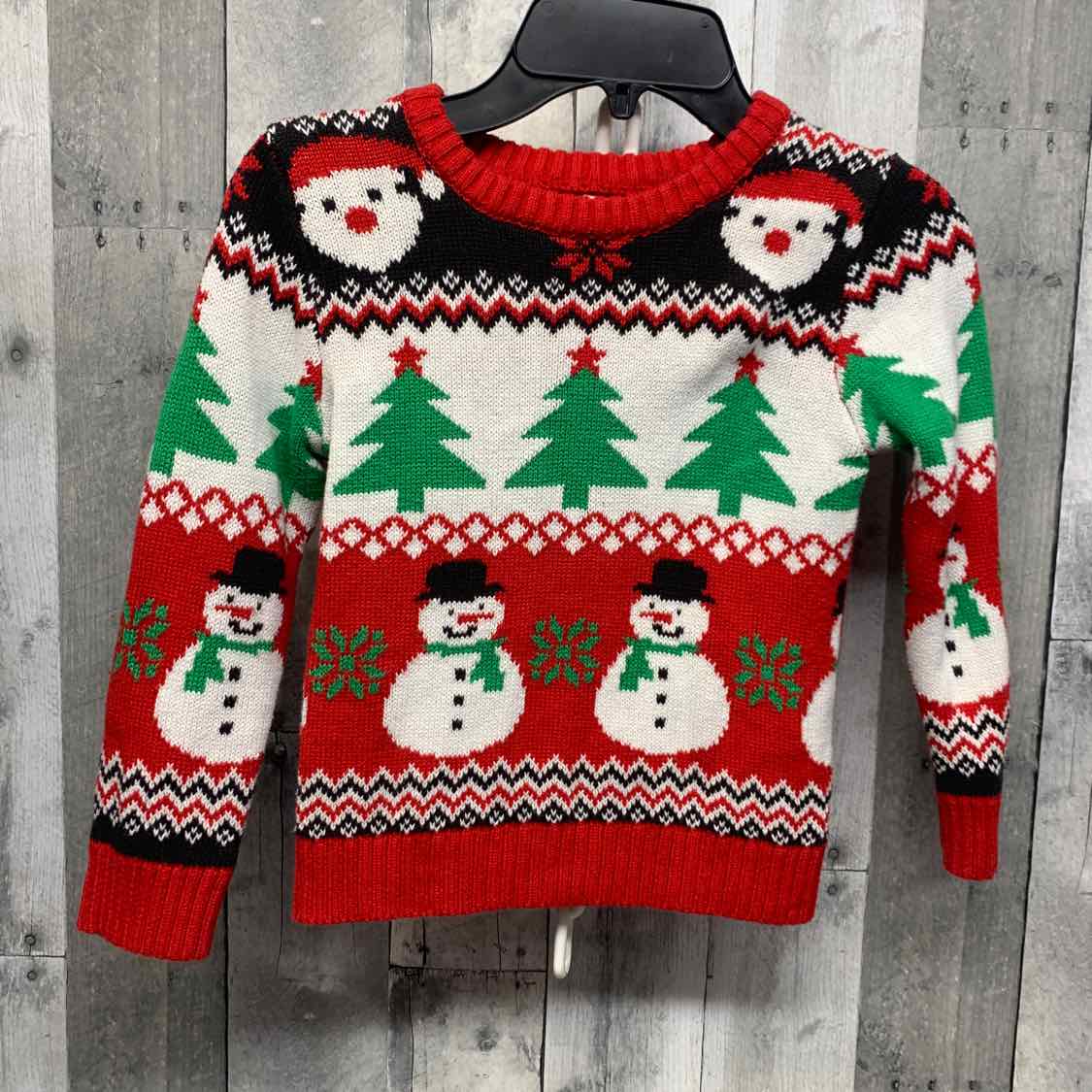 Size 5T Red/Black Holiday Brands Sweater