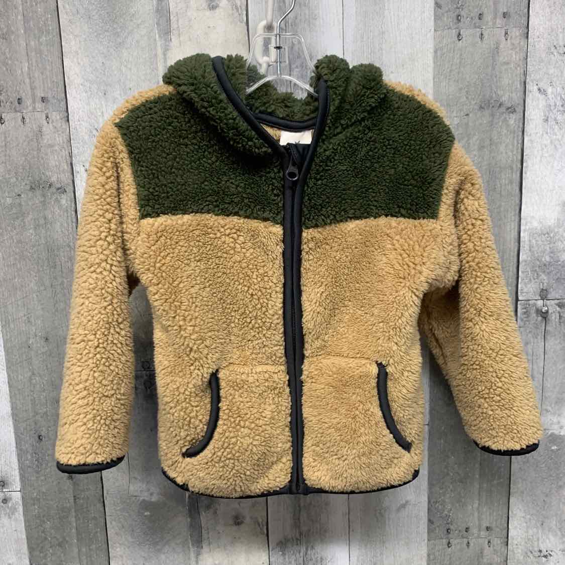 Size 3T Green/Brown Members Mark Light Jacket